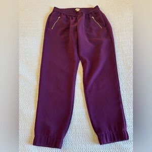 J. Crew Sydney Pull On Jogger Pants purple size 4